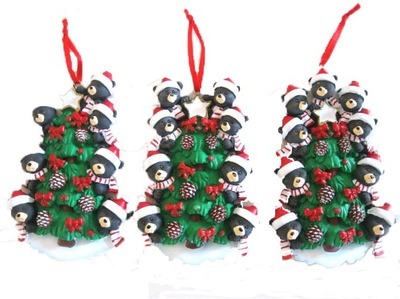 工藝品工廠直銷 可訂做可批發的樹脂圣誕掛件與吊飾